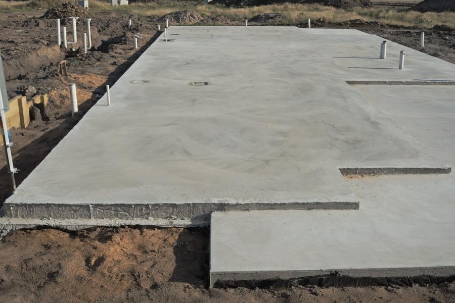 Concrete Slab and Wall
